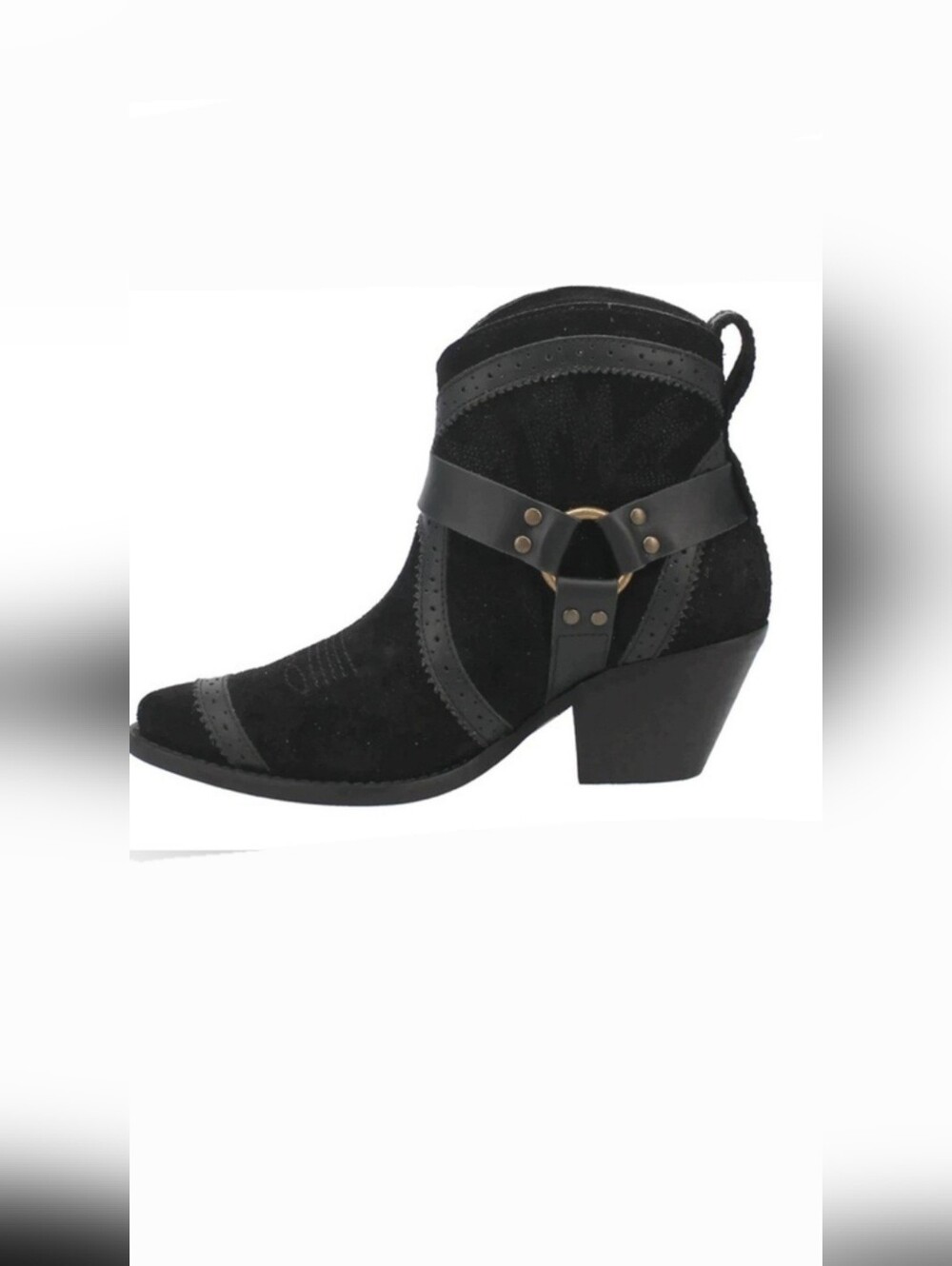 Dingo Women Black Gummy Bear Di 747 cowboy cowgirl western boots Booties size 10